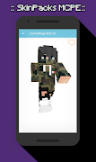 SkinPacks Camouflage for Minec ภาพหน้าจอ 5