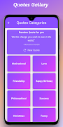 Quote Maker - Quotes Gallery captura de pantalla 5