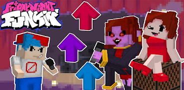 FNF Mod for Minecraft โปสเตอร์