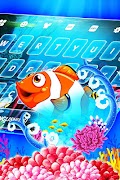 Coral Fish - Animated Keyboard โปสเตอร์