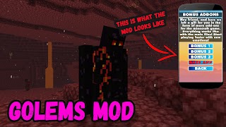 Golems Mod For Minecraft PE Screenshot 7