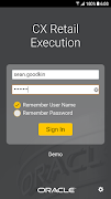 Oracle Retail Execution Mobile اسکرین شاٹ 1