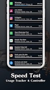 2 Schermata Speed Test - App Usage Tracker