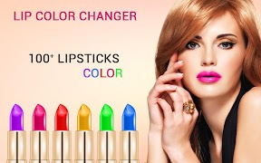 Lip Color Changer - lip makeup پوسٹر