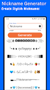 Deep Nickname Generator 截圖 1