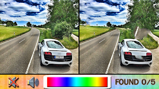 Finden Sie Differenz Auto Plakat