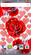 Rose Flower Clock स्क्रीनशॉट 5