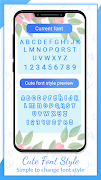 Cute Font Style スクリーンショット 1