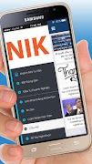 NIK الملصق