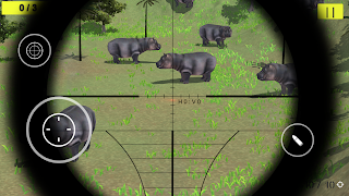 برنامه‌نما Hippopotamus Shooting Game 3D عکس از صفحه