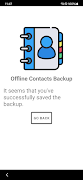 Backup de contatos offline imagem de tela 4