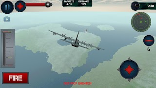 Airplane Gunship Simulator 3D تصوير الشاشة 5