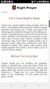 1 Schermata Night Prayer