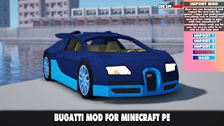 Bugatti Veyron Mod Minecraft скриншот 2