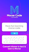 Morse Code Converter Pro پوسٹر