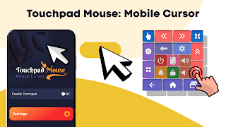 Touchpad Mouse: Mobile Cursor Cartaz