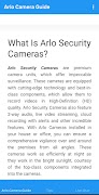 Arlo Camera Guide скриншот 6