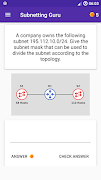 برنامه‌نما Subnetting Guru: Practice Quiz عکس از صفحه