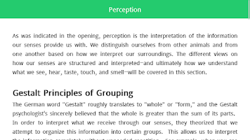 Learn Basic Psychology screenshot 7