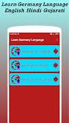 برنامه‌نما Learn Germany Language عکس از صفحه