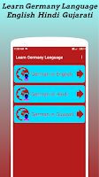 Learn Germany Language اسکرین شاٹ 1