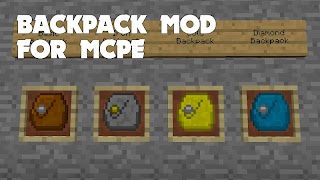 Backpack Mod for Minecraft PE captura de pantalla 1