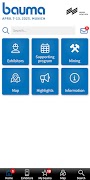 1 Schermata bauma app