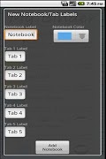 3 Schermata My Binder: Tabbed Notes
