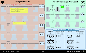 برنامه‌نما PLC Simulator, Mechatronics, P عکس از صفحه