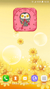 Cute Owl Clock Widget screenshot 1