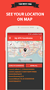 برنامه‌نما My GPS Coordinates عکس از صفحه