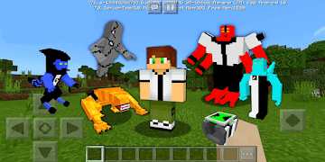 Mod Ben 10 Alien for Minecraft 포스터