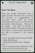 Tips For Happy Mind স্ক্রিনশট 6