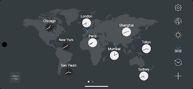 map:clock - World Map & Clock 截圖 1
