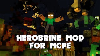 Herobrine Mod for Minecraft PE syot layar 3
