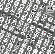 Monochrome Icons screenshot 1