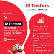 12 Testers Closed Testing screenshot 1