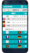 برنامه‌نما Eurocopa Calculator عکس از صفحه