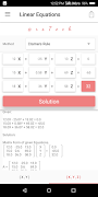 Linear Equations Solver Screenshot 1