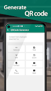 برنامه‌نما QR Scanner & Barcode Generator عکس از صفحه