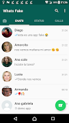 Fake chat messages poster