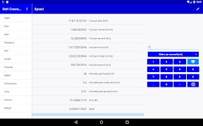 برنامه‌نما Unit converter عکس از صفحه