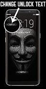 Anonymous Lock Screen syot layar 2