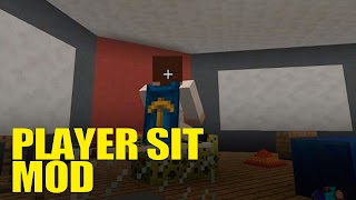Sit Player Mod for Minecraft capture d'écran 2