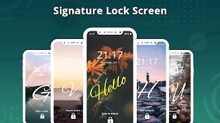پوستر Signature Lock Screen