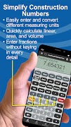 Construction Master Pro Calc تصوير الشاشة 5