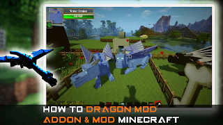 Dragon Mod Addon for Minecraft poster
