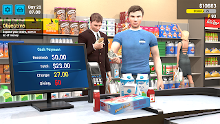 برنامهنما Supermarket Simulator Store عکس از صفحه