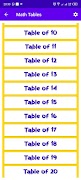 Math Tables Tutor captura de pantalla 3