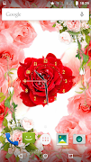 Rose Flower Clock 스크린샷 6